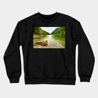 Petrimanu Lake in Romania Crewneck Sweatshirt